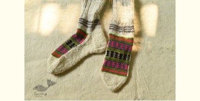 Igloo | Woolen - Hand Knitted Unisex Socks