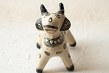 Madhuban . मधुबन ❁ Madhubani Hand Painted Paper Mache ~ Gauri