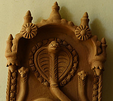 Molela | Mitti Ki Murti - Handmade Terracotta Wall Hanging Plaques - Snake