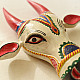 shop handmade wooden mask -  White Nandi
