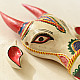 shop handmade wooden mask -  White Nandi