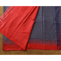 Kamakshi | Pure Tussar Eri Silk Saree With Ikat Pallu