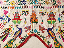Prachin . प्राचीन || Old Hand Embroidered Wall Hanging