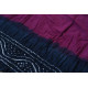 latest collection of cotton bandhni purple and grey saree