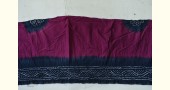 latest collection of cotton bandhni purple and grey saree