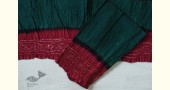 red and green cotton bandhni sarees