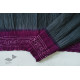 grey and violet cotton bandhni sarees