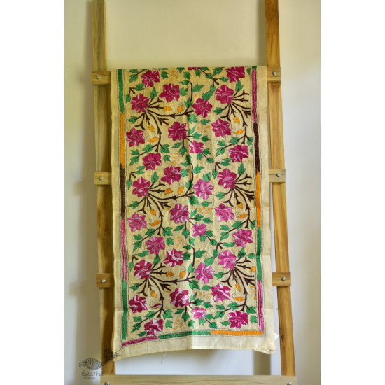 Kantha Tassar Silk Stole 26