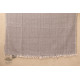 Swavalamban ◉ Handwoven ◉ Cotton Bed Throw ◉  8 { Grey }