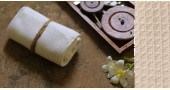 Swavalamban ◉ Handwoven ◉ Cotton Towel ◉ 5 { white }