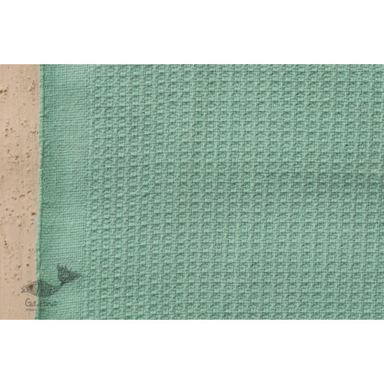 Swavalamban ◉ Handwoven ◉ Cotton Towel ◉ 6 { Sea Green }