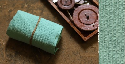 Swavalamban ◉ Handwoven ◉ Cotton Towel ◉ 6 { Sea Green }