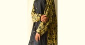 buy Modal Silk Ajrakh Print & Denim Dress