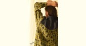 Modal Silk Ajrakh Prints & Denim Dress / Long Shirt