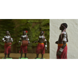 Gudiyawala . गुड़ियावाला | Clay Dolls (Set of Three) ~ Jomo . Juma . Mosi