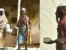 Gudiyawala . गुड़ियावाला | Clay Dolls (Set of Two) ~ Abdul : Ameena