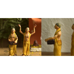 Gudiyawala . गुड़ियावाला | Clay Dolls (Set of Two) ~ Hare Ram