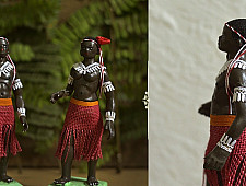 Gudiyawala . गुड़ियावाला | Clay Dolls (Set of Two) ~ Jomo .  Juma