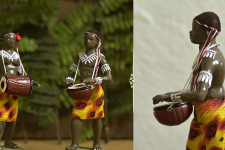 Gudiyawala . गुड़ियावाला | Clay Dolls (Set of Two) ~ Tau. Teboho