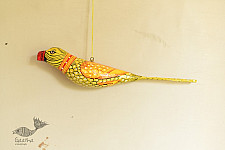 Pattachitra | Hanging Bird Hand painted (Paper Mache )