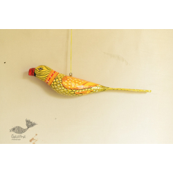 Pattachitra | Hanging Bird Hand painted (Paper Mache )