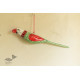 shop hand painted Paper Mache Hanging Bird