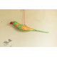 shop hand painted Paper Mache Hanging Bird ~ Mithu