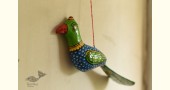 shop hand painted Paper Mache Hanging Bird ~ Peacock 