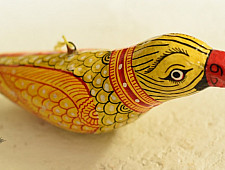 Pattachitra | Hanging Bird Hand painted (Paper Mache )