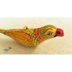 Pattachitra | Hanging Bird Hand painted (Paper Mache )