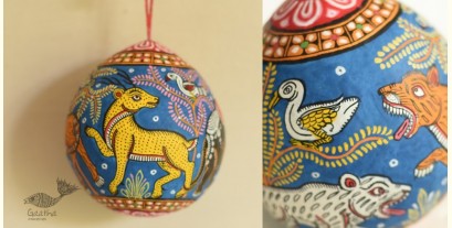 Pattachitra Painted Hanging Coconut 