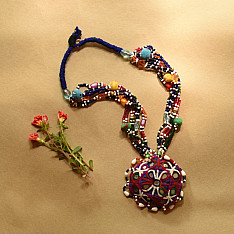 FolkLove | Handmade Tribal Glass Bead Necklace