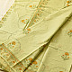 shop Bagru Block Printed Cotton Saree - Light Green