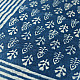 shop Indigo Dabu Block Printed Dhurrie ( 5 X 3 Feet )