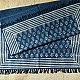 shop Indigo Dabu Block Printed Dhurrie ( 5 X 3 Feet )