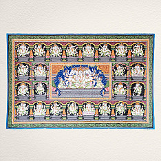 Chitra Katha . चित्र कथा | Pattachitra Traditional Painting ~ Panchmukhi Gajanand Different Position