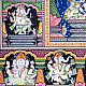 shop Traditional patachitra Panchmukhi Gajanand Painting 