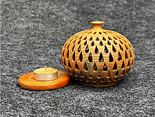 Terracotta Tales | Pottery Art ~ Kunji T Light Holder