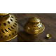 Handmade Brass Kalash - Ghada with diya