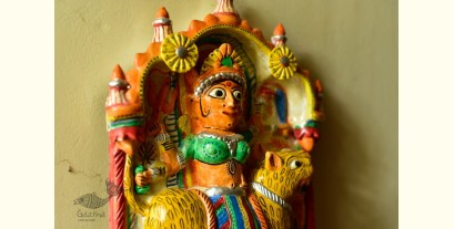 Molela ❉ Terracotta Plaques ❉ Ambika Goddess Devi