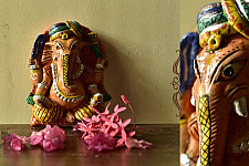 Molela ❉ Terracotta Plaques ❉ Ganesh