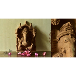 Molela ❉ Terracotta Plaques ❉ Ganesha