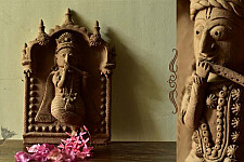 Molela ❉ Terracotta Plaques ❉ Krishna