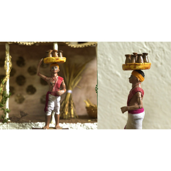 Handmade Clay Doll - 