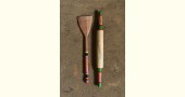 shop handmade Wooden Kutch Lacquer Ladle (Rolling Pill + Turner) 