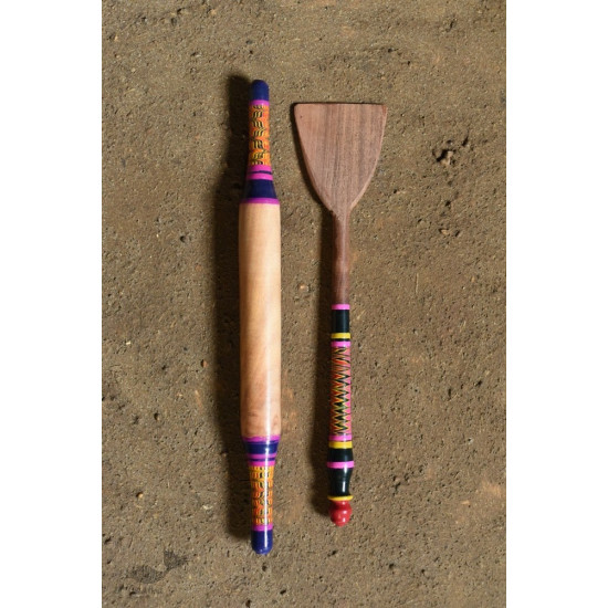 shop Wooden Kutch Lacquer Ladle (Rolling Pill & Turner) 