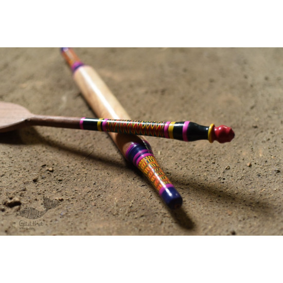 shop Wooden Kutch Lacquer Ladle (Rolling Pill & Turner) 