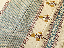 Indigenous Impressions ❣ Bagru Block Printed Cotton Saree - G