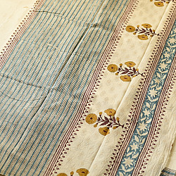 Indigenous Impressions ❣ Bagru Block Printed Cotton Saree - G
