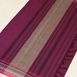 Sadaa . सदा ✡ Begampuri Handloom Saree - Pure Cotton